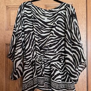 Long sleeve animal print, large